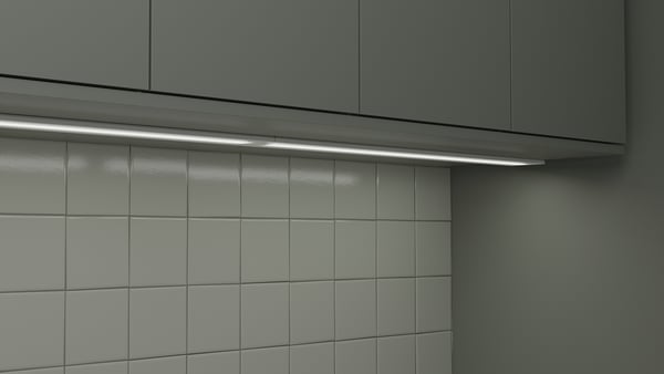 stromlinje led werkbladverlichting wit 20 cm ikea