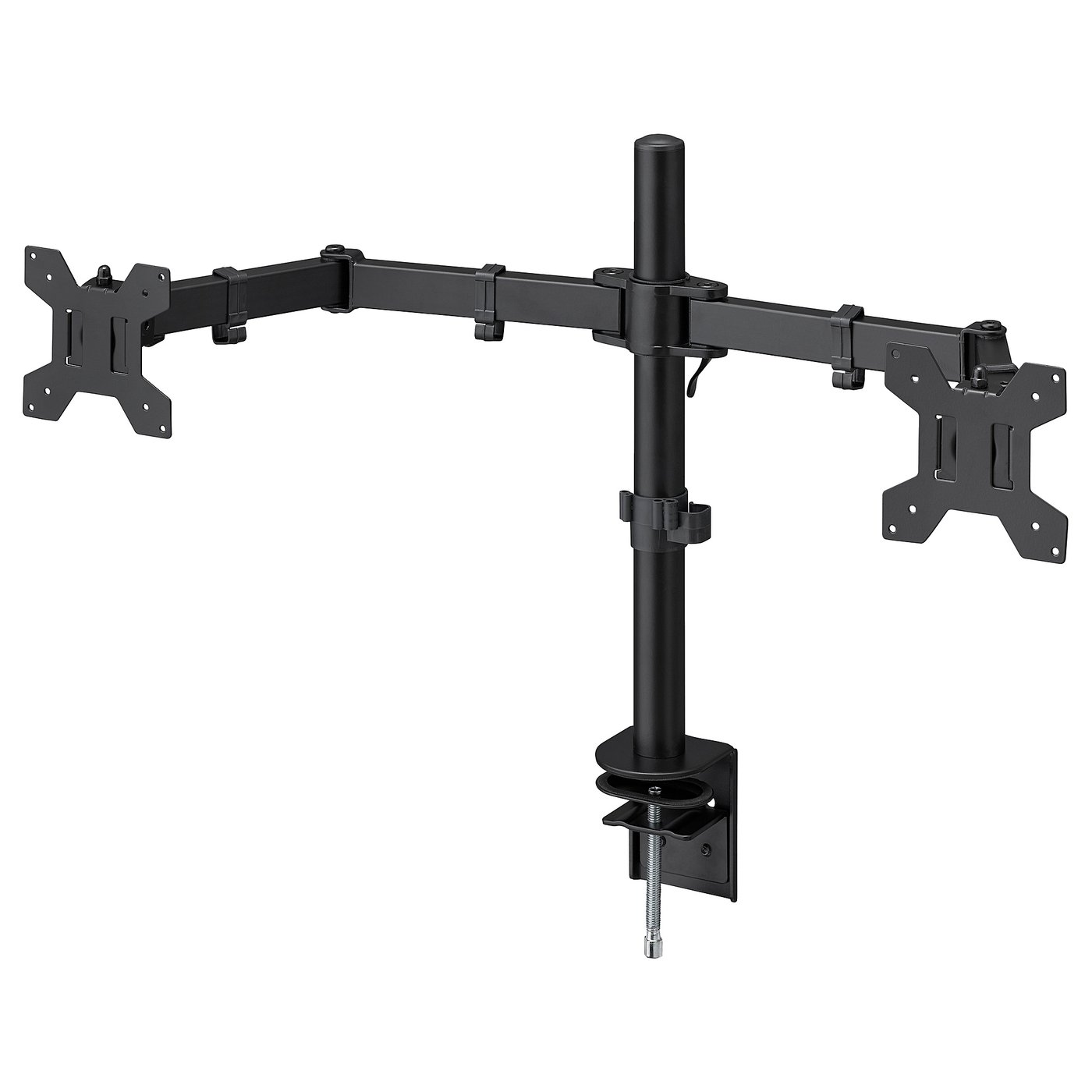 STUBBERGET Beugel voor 2 monitors - zwart