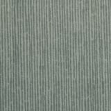 Close-up van TÄLLÅSEN-bedden gestreepte, zachte, grijsgroene stof, met hoogwaardige textuur en modern design.