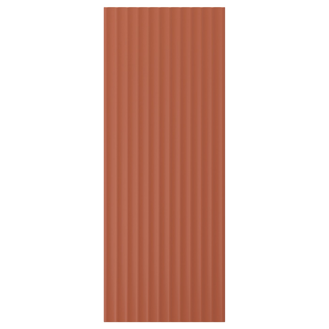 TERRSJÖ Bedekkingspaneel roodbruin golfpatroon 39x101 cm