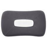 Grijze TÖCKENFLY kussensloop, elastische katoenmix, past op speciale kussens.