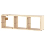 Ikea TROFAST houten licht grenen opbergmeubel frame.