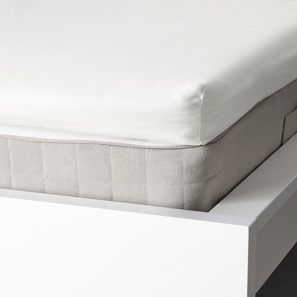 ullvide hoeslaken voor topmatras wit 140x200 cm ikea