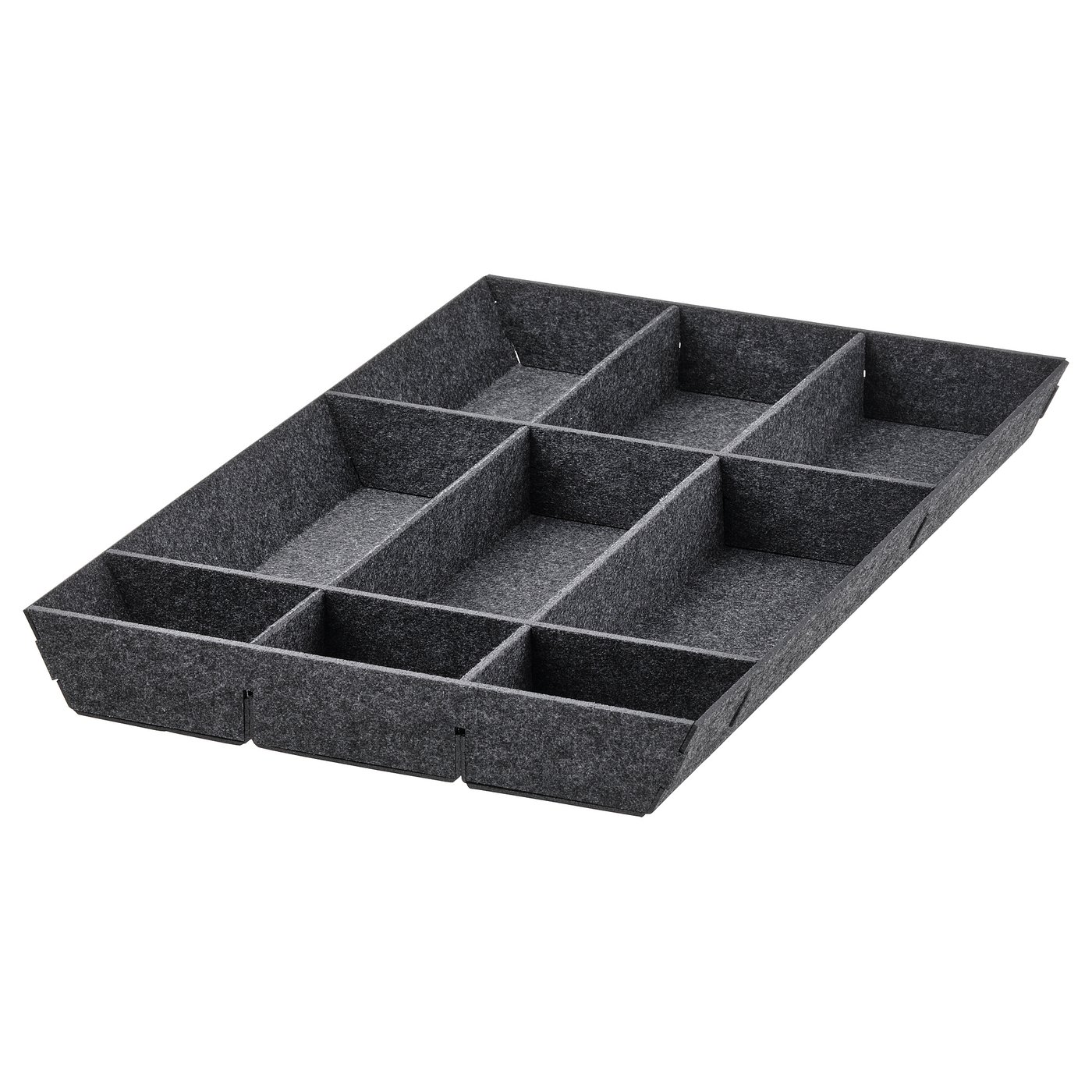 Compactor Set Van 3 Free Lade-Organizers Grijs - 44 X 10 Cm RAN9873