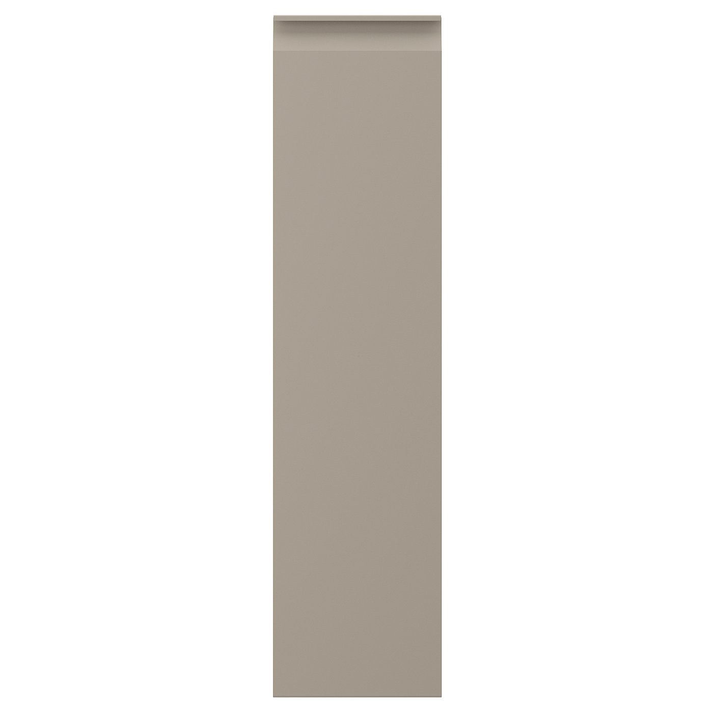UPPLÖV Deur mat donkerbeige 20x80 cm