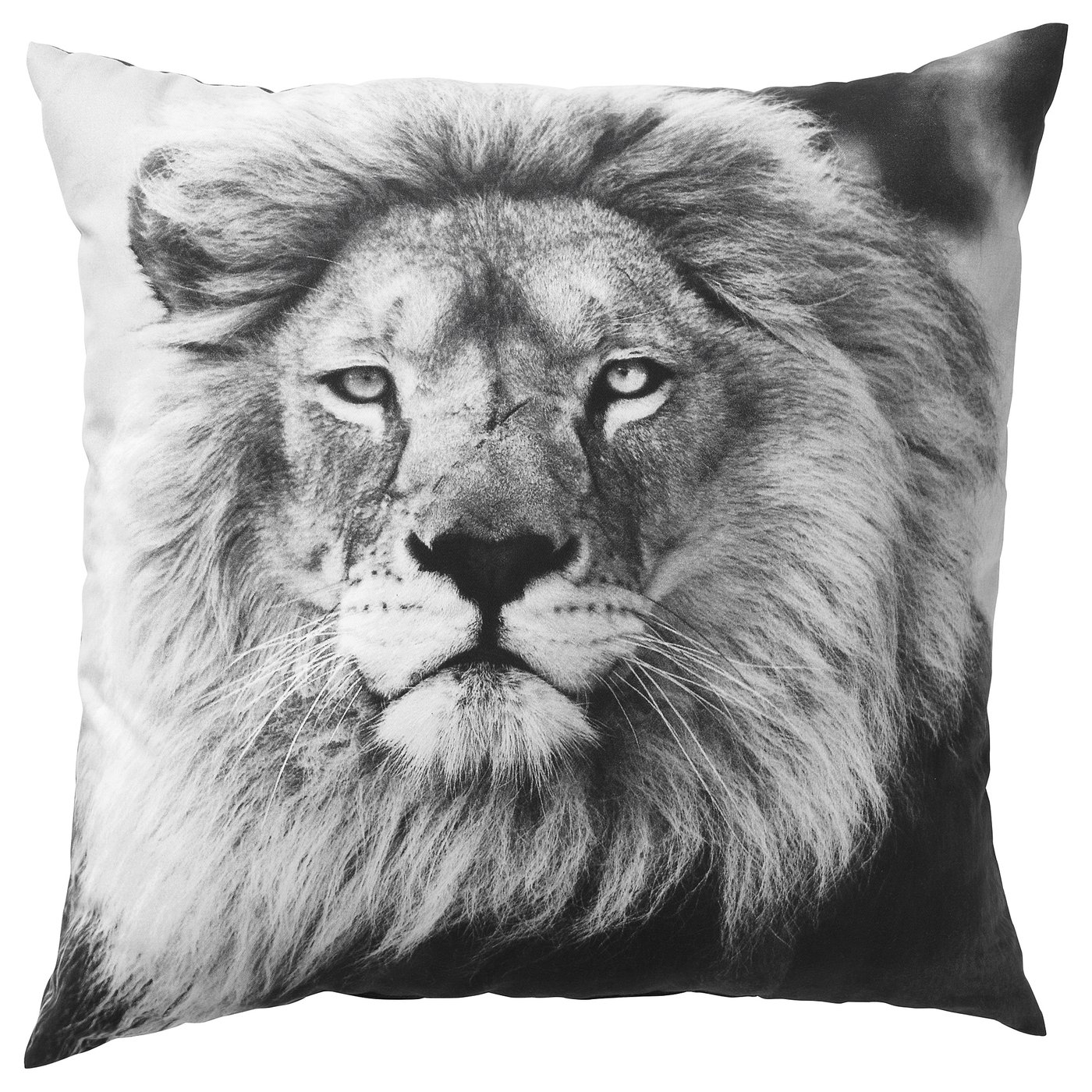 Urskog Kussen Leeuw Grijs 50x50 Cm Ikea