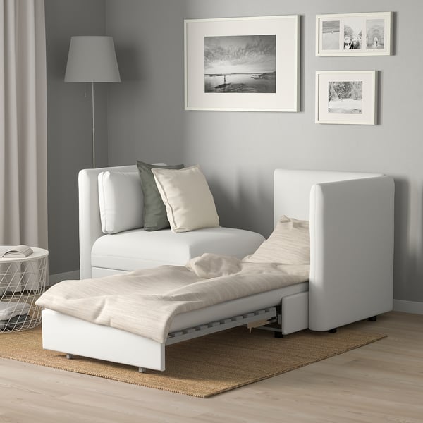 Vallentuna 2 Zits Modulaire Bank M Slaapbank En Opbergruimte Murum Wit Ikea