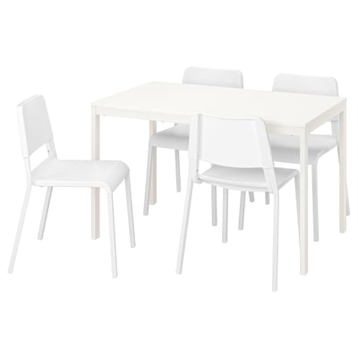 Melltorp Adde Tafel Met 2 Stoelen Wit Ikea