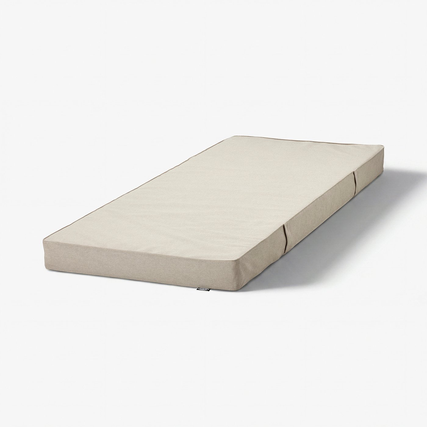VANNAREID Pocketveringmatras, stevig/beige, 80x200 cm