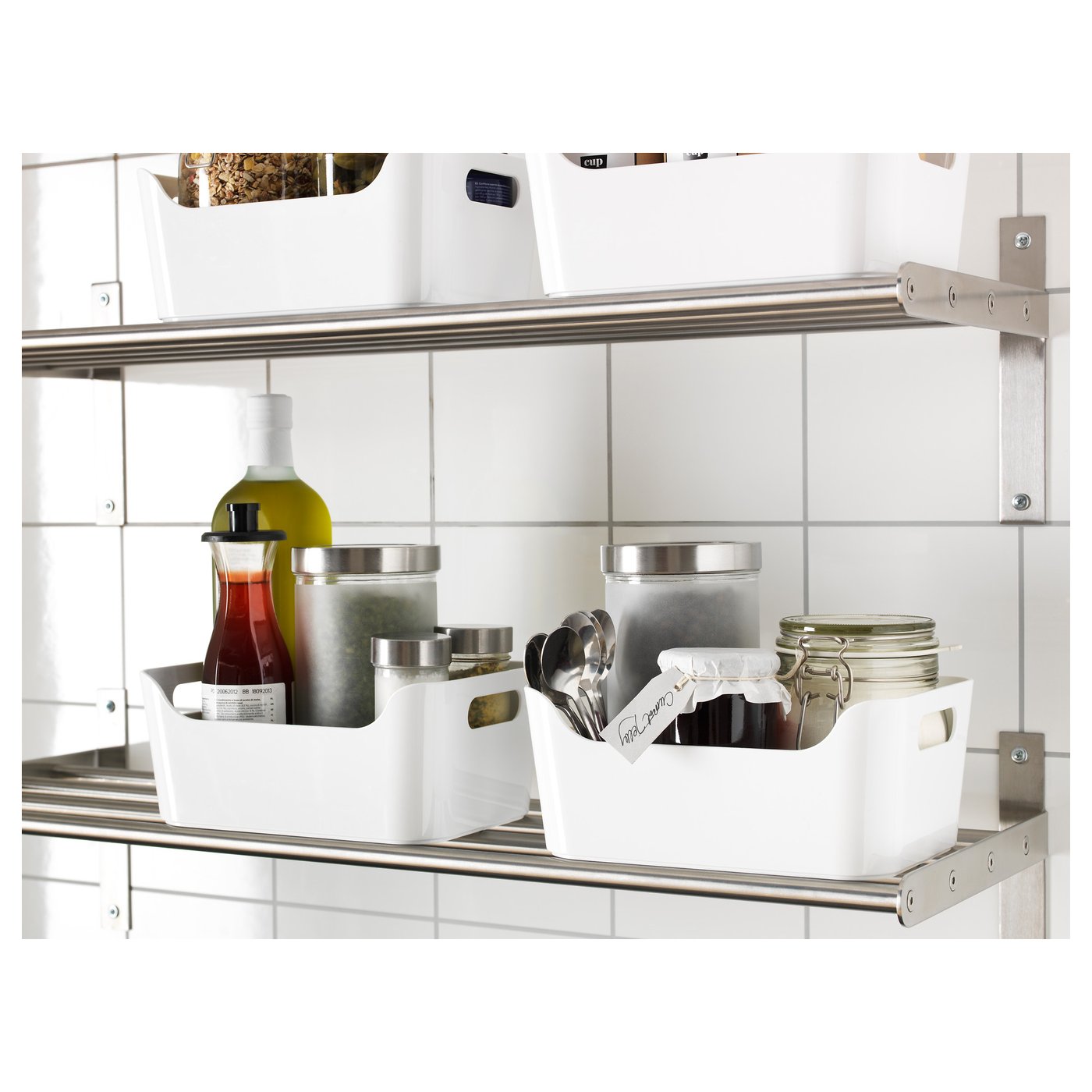 Variera Bak Hoogglans Wit 24x17 Cm Ikea
