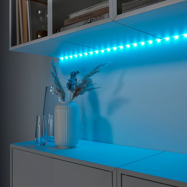 Onderling verbinden Verplaatsbaar Glans Led-strip VATTENSTEN veelkleurig 1 m - IKEA