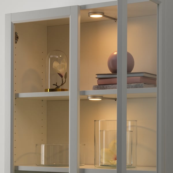 vaxmyra led spot aluminiumkleur 6 8 cm ikea