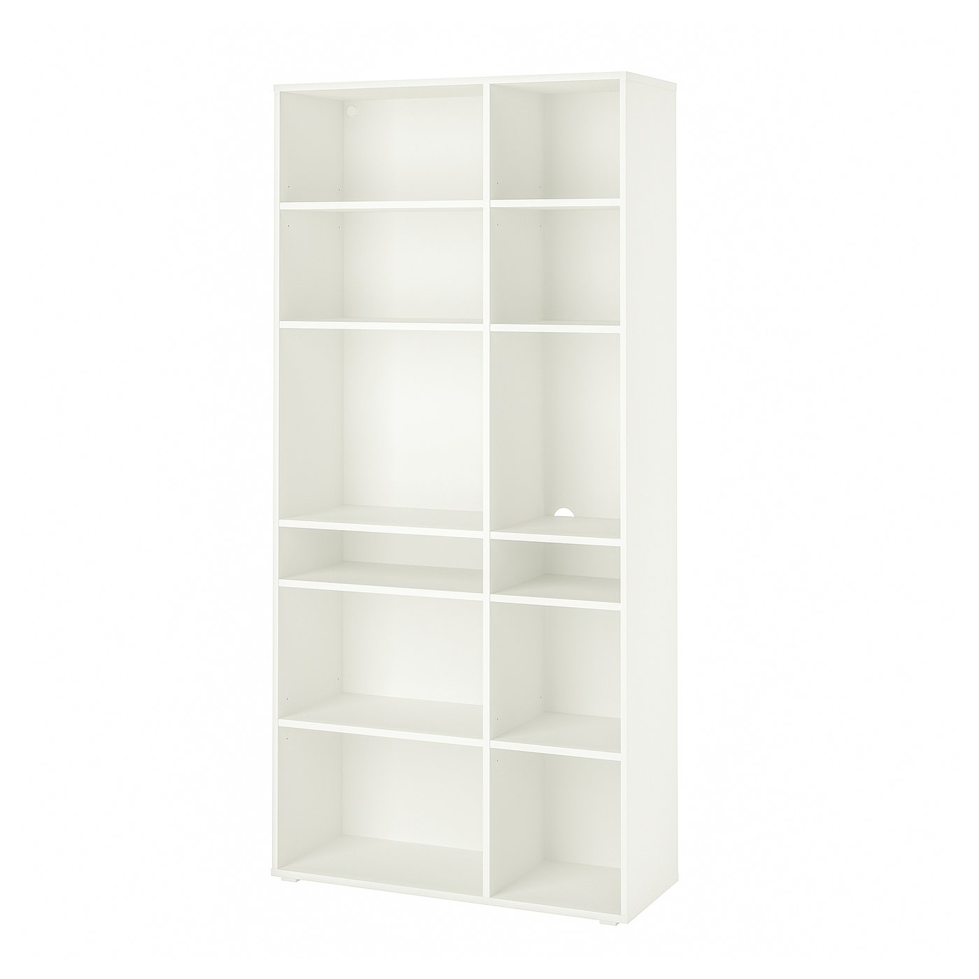 VIHALS Stellingkast 10 planken wit 95x37x200 cm