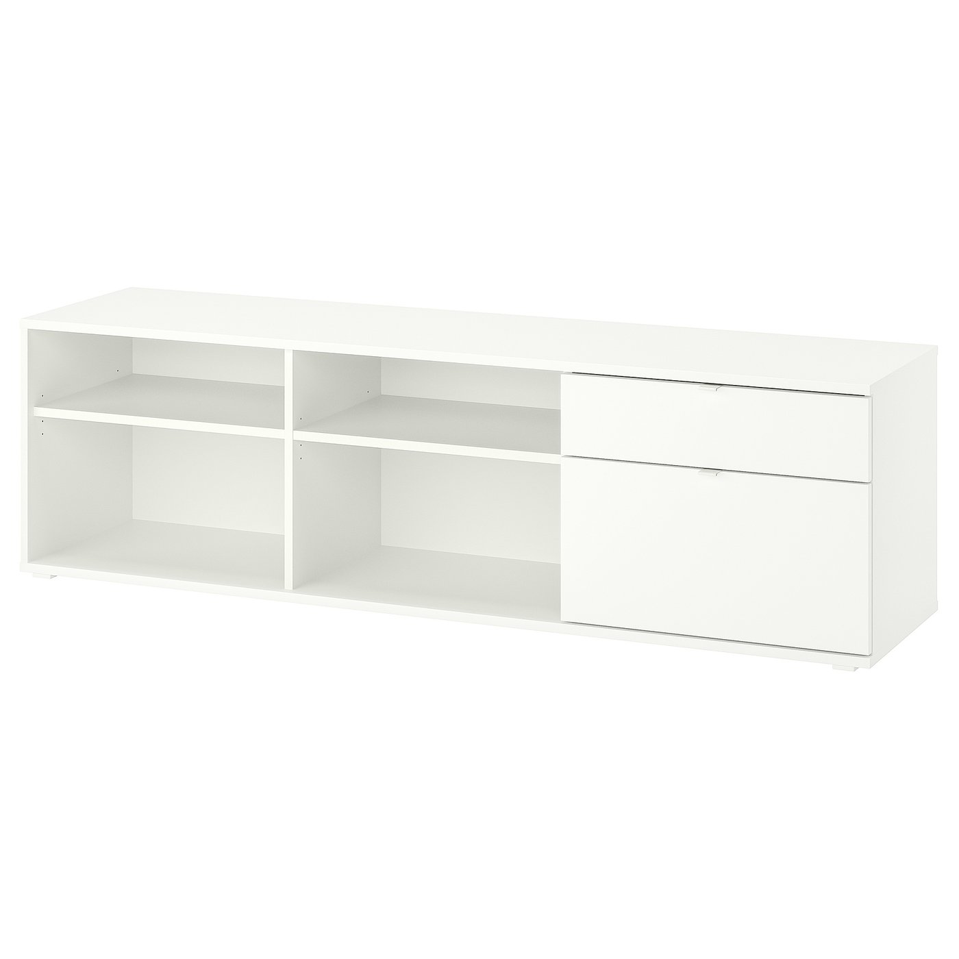 VIHALS Tv-meubel wit 176x37x50 cm