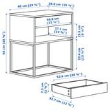 Illustratie met afmetingen voor het product: VIKHAMMER.