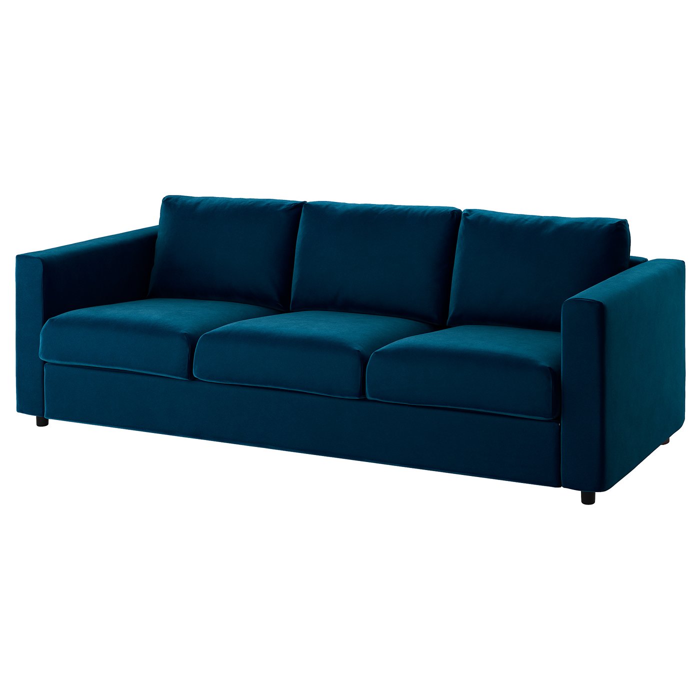 VIMLE 3-zits slaapbank Djuparp donker groenblauw