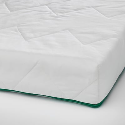 Witte VIMSIG kindermatras, 3-delig, medium & stevige oppervlakken.