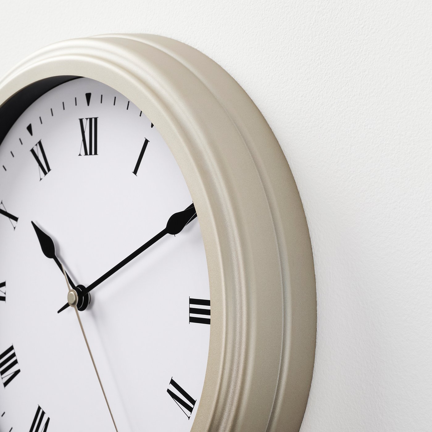 vischan wandklok beige ikea