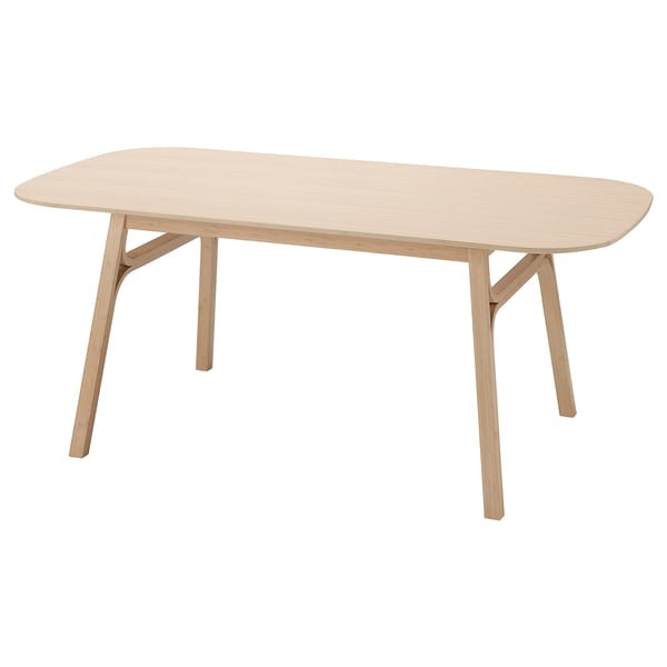 Dek de tafel Vervelen geleidelijk Eettafel VOXLÖV licht bamboe 180x90 cm - IKEA