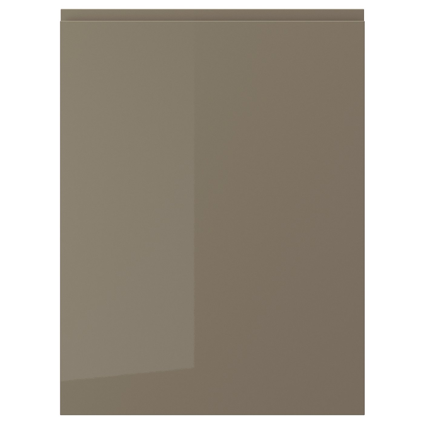 VOXTORP Deur hoogglans donker grijsbruin 60x80 cm