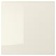 VOXTORP beige glans keukendeur, modern design, geïntegreerde handgrepen, easy clean, hogedruklaminaat
