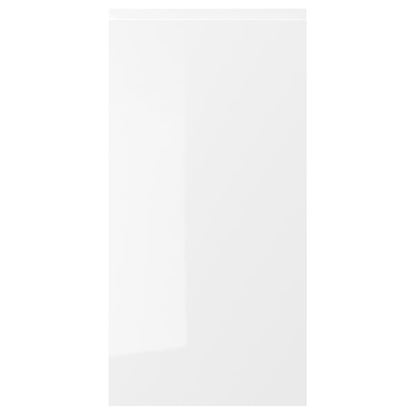 VOXTORP witte hoogglans kast, strak modern design, gemakkelijk schoon te maken oppervlak.