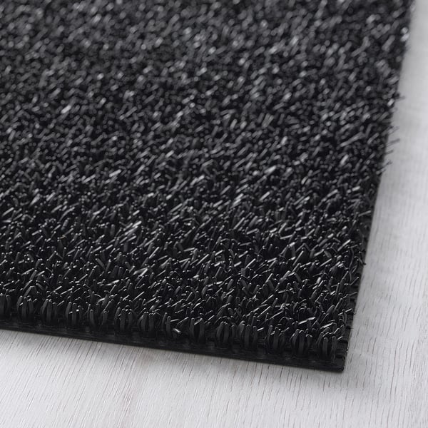 Ydby Deurmat Binnen Buiten Zwart Zwart Ikea