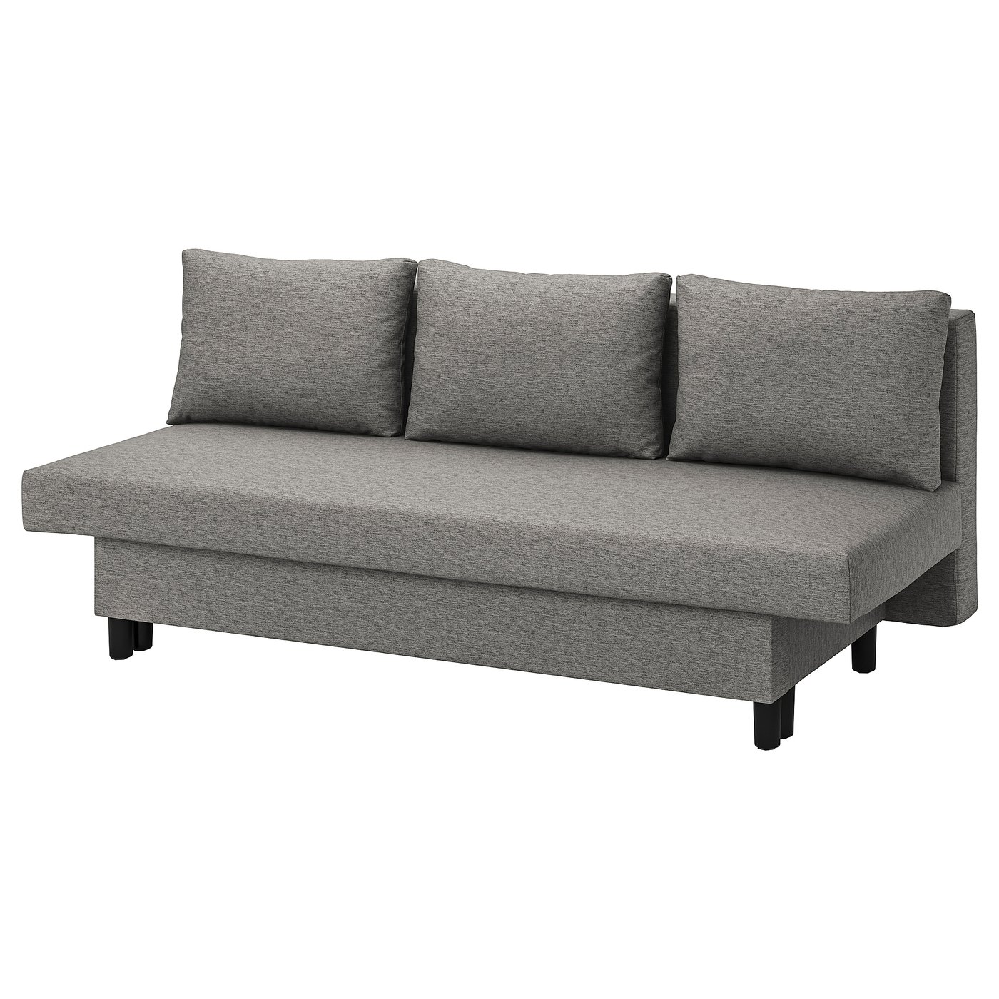 ÄLVDALEN 3-seat sofa-bed, Knisa grey-beige - IKEA Norway