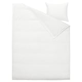 ÄNGSLILJA Duvet cover and pillowcase, white, 150x220/50x60 cm