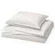 ÄNGSLILJA Duvet cover and pillowcase, white, 150x220/50x60 cm
