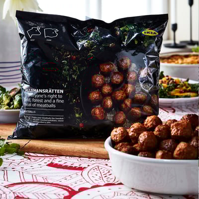 ALLEMANSRÄTTEN Meatballs, frozen, 84% meat content