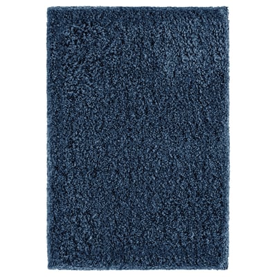 ALMTJÄRN Bath mat, dark blue, 40x60 cm