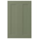 AXSTAD 2-p door f corner base cabinet set, grey-green, 26x80 cm