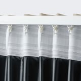 BENGTA Block-out curtain, 1 piece, beige/with heading tape, 210x250 cm