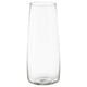 Option: BERÄKNA Vase, clear glass, 45 cm