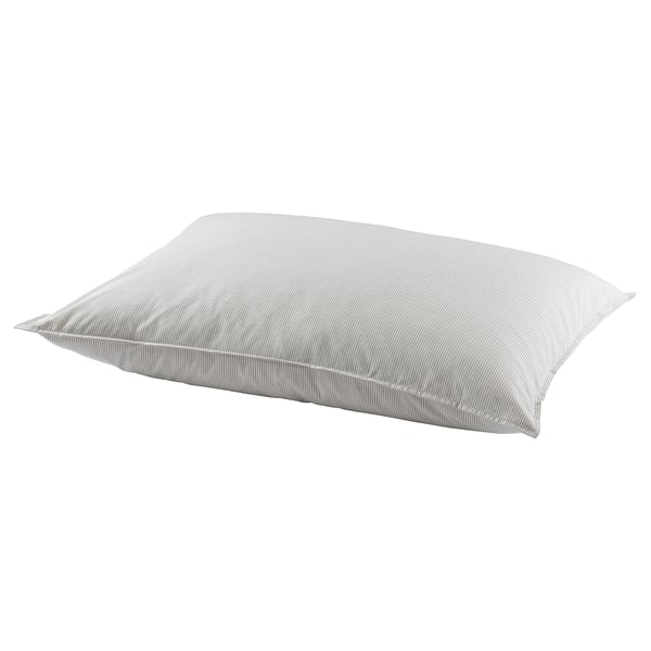 BERGPALM Pillowcase, grey/stripe, 70x100 cm