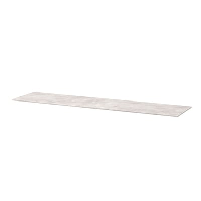 BESTÅ Top panel, concrete effect/light grey, 180x42 cm