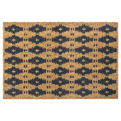 BETALVÄG Door mat, coir/geometric, 40x60 cm