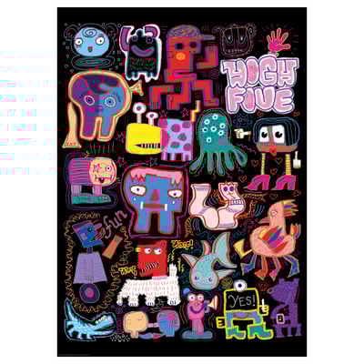 BILD Poster, high five, 50x70 cm