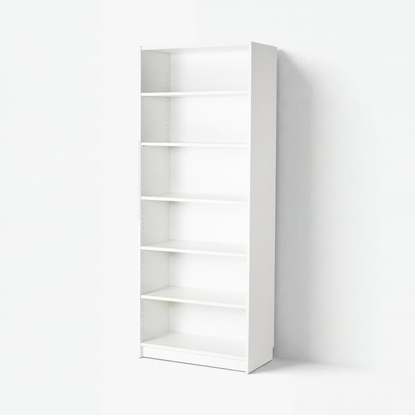 BILLY Bookcase, white, 80x39x202 cm