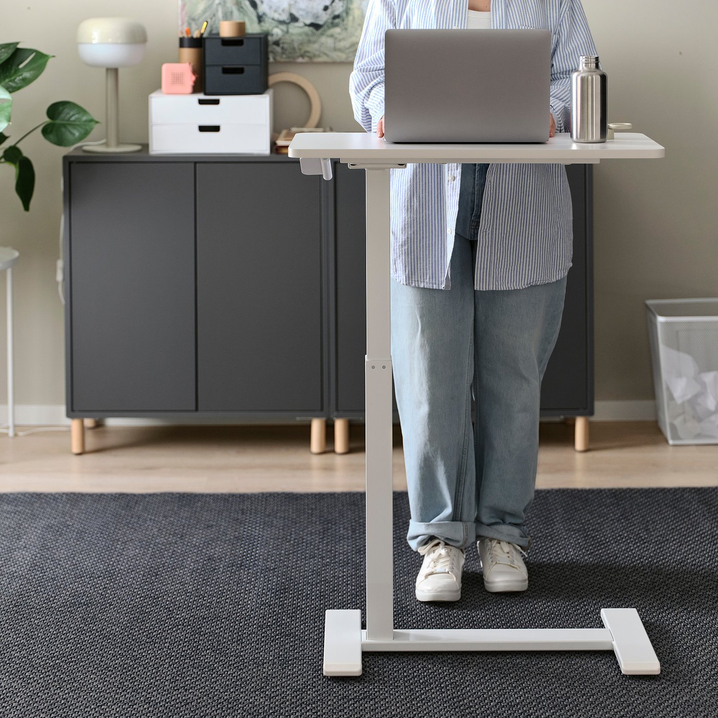 BOLLSIDAN laptop stand, white, 68x36 cm - IKEA Norway
