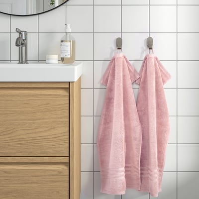 BROKGLIM Hand towel, pink, 40x70 cm