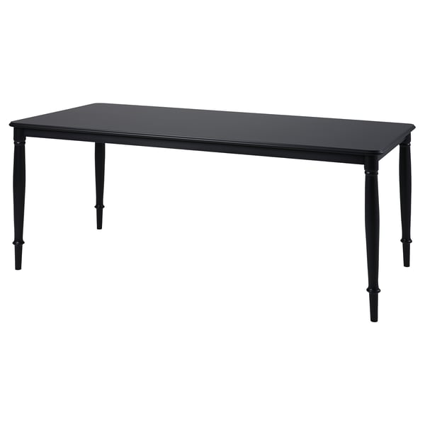 DANDERYD Dining table, black, 180x90 cm