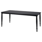 DANDERYD Dining table, black, 180x90 cm