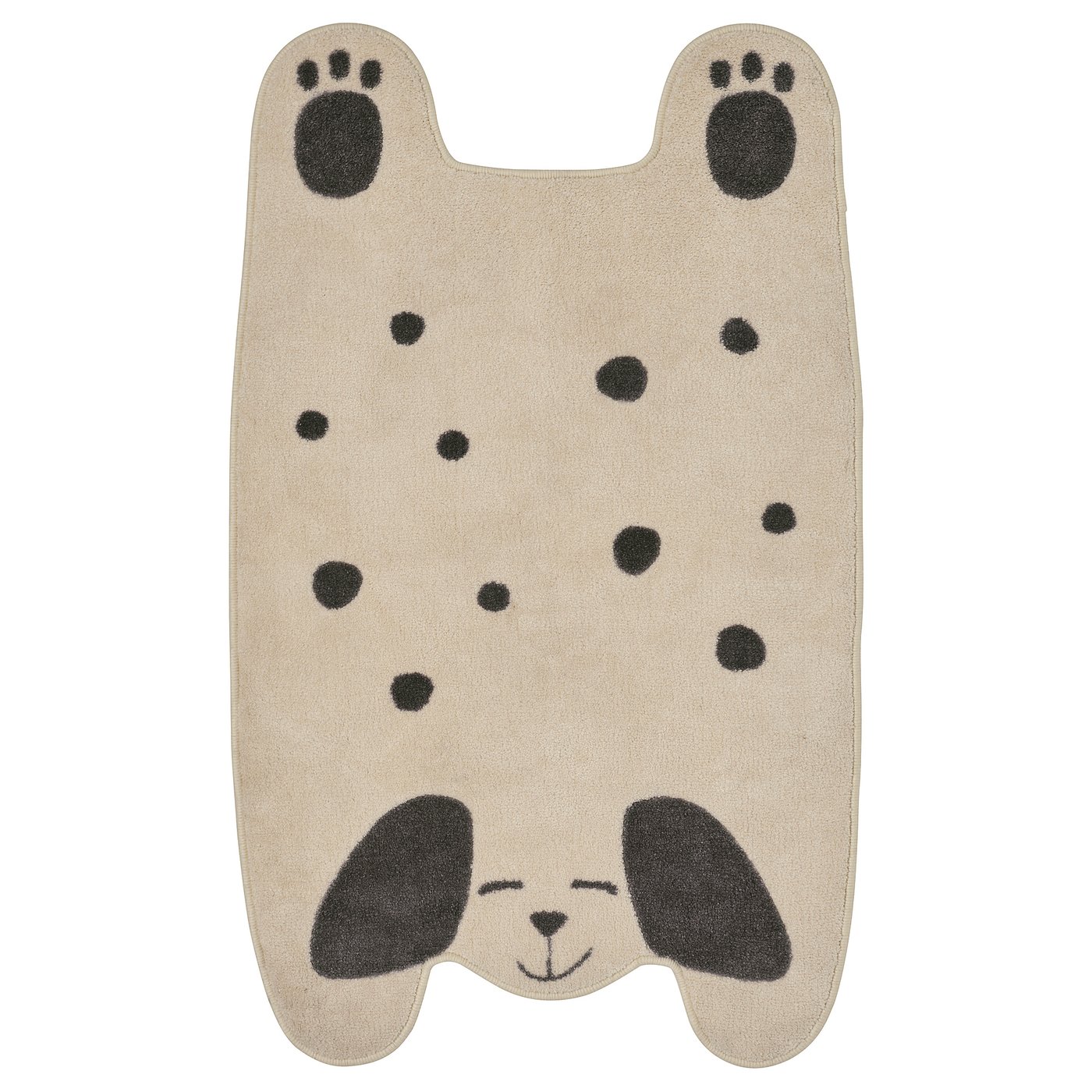 DRÖMSLOTT rug, dog-shaped off-white/grey, 66x110 cm - IKEA Norway