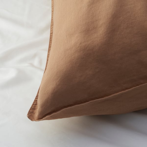 DYTÅG Pillowcase, dark beige, 70x100 cm