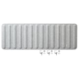 EILIF Screen for desk, grey, 140x48 cm
