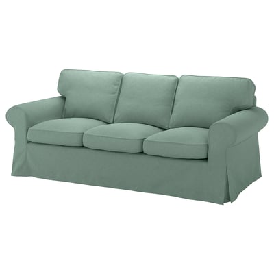 EKTORP Cover for 3-seat sofa, Tallmyra light green