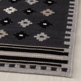 EREMITGRÖEN Rug, flatwoven, dark grey, 170x240 cm