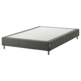 ESPEVÄR Slatted mattress base with legs, dark grey, 140x200 cm